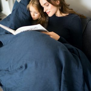 Snuggle-Worthy Kids Duvet Cover Hypoallergenic Linen Bedding for Sweet Dreams