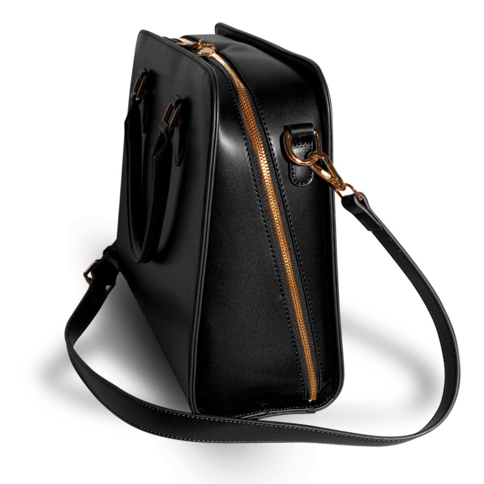 Sophisticated Vegan Leather MacBook Bag Timeless Work Bag for Women, Perfect for Back to School