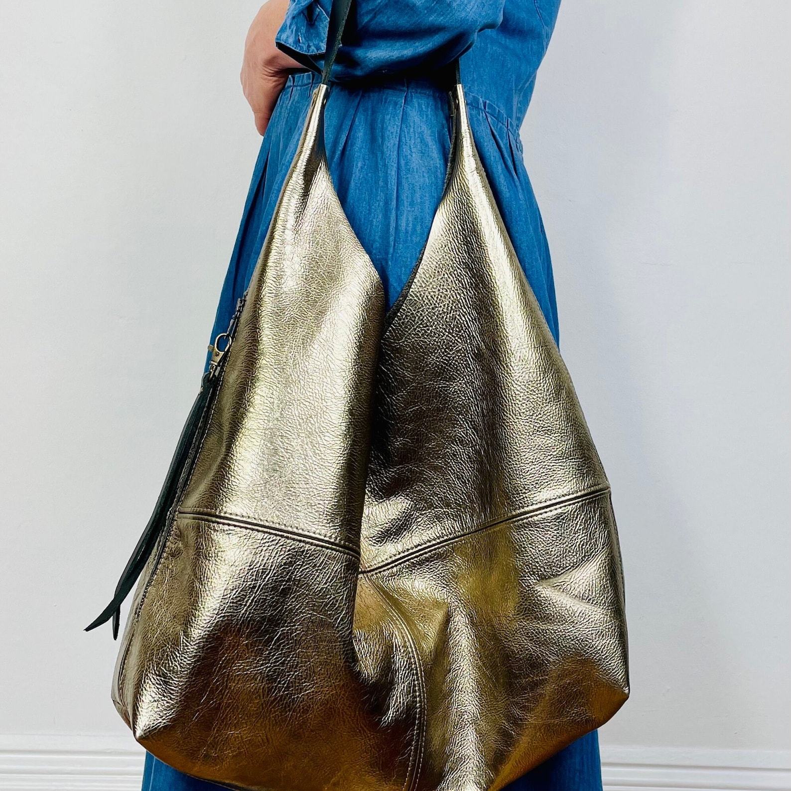 Spacious and Stylish The Ultimate Leather Hobo Shoulder Bag with Secure Zip Pocket