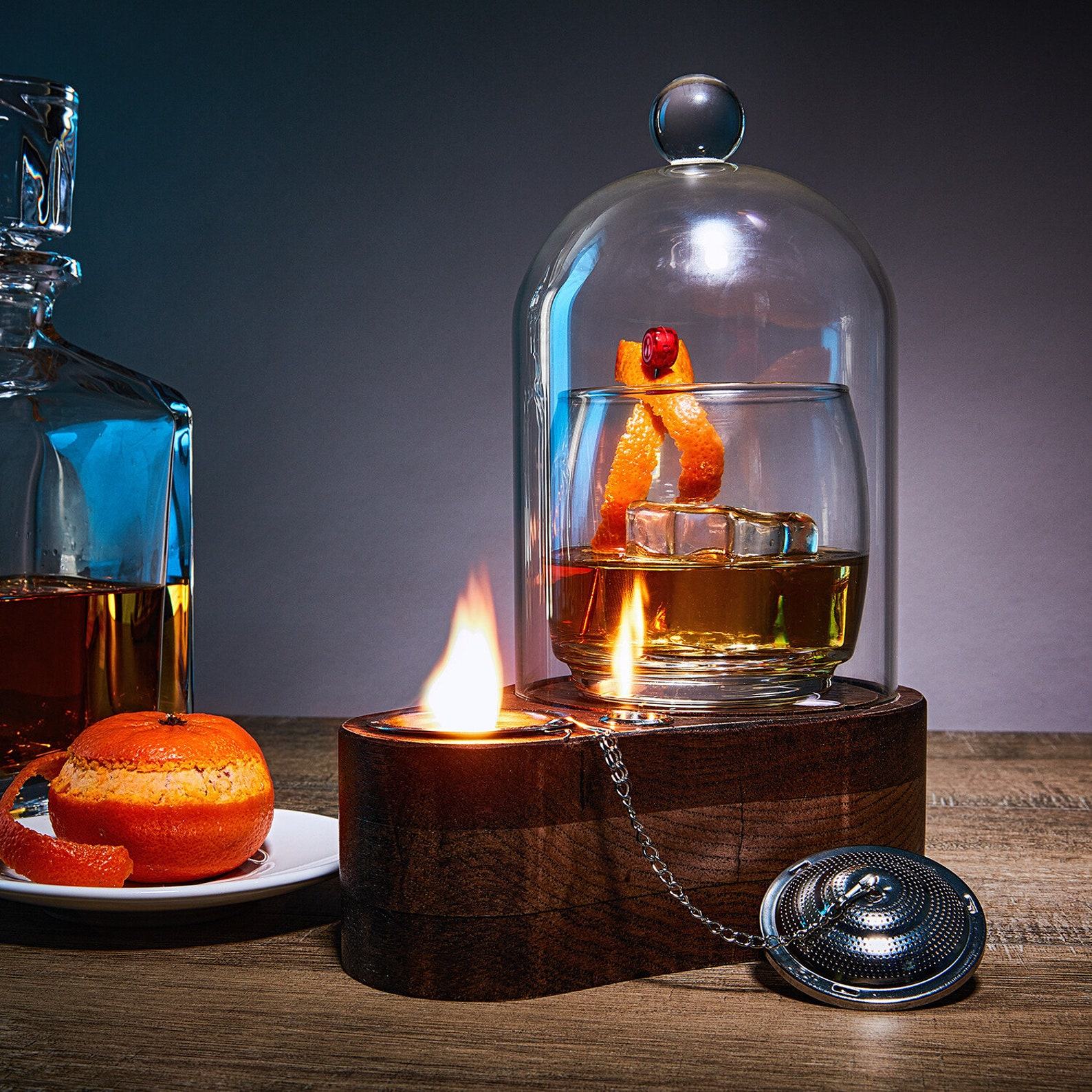 Speakeasy Smoker MINI Elevate Your Cocktails with Portable LED Infusion