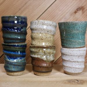 Speckled Ceramic Shot Glass Handcrafted Elegance for Your Spirited Moments