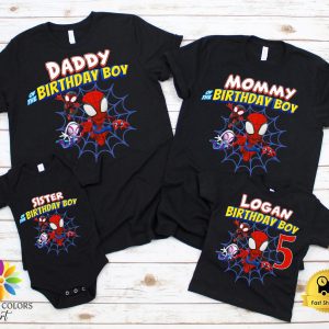 Spidey-tastic Birthday Tee Celebrate with Spidey and His Amazing Friends