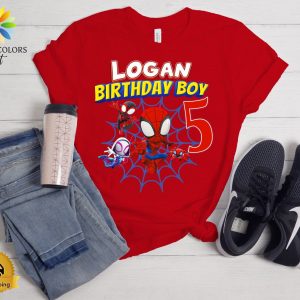 Spidey-tastic Birthday Tee Celebrate with Spidey and His Amazing Friends