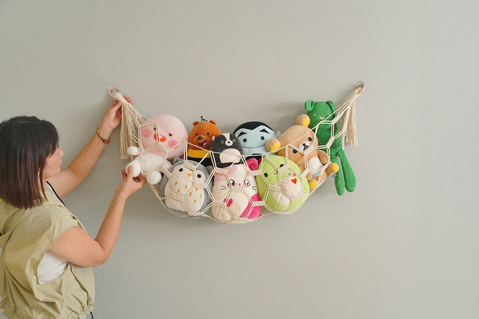 Squishmallow Hammock The Ultimate Nursery Organizer and Boho Wall Decor for Kids - Image 3