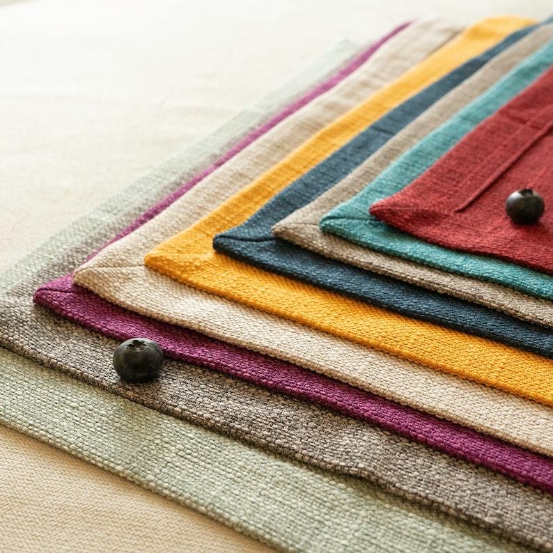Stain-Resistant Linen-Textured Placemats Elevate Your Dining Experience with Style and Protection