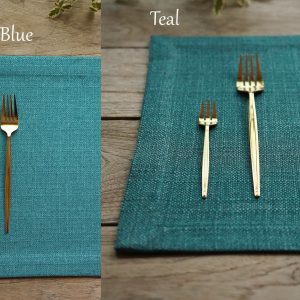Stain-Resistant Linen-Textured Placemats Elevate Your Dining Experience with Style and Protection