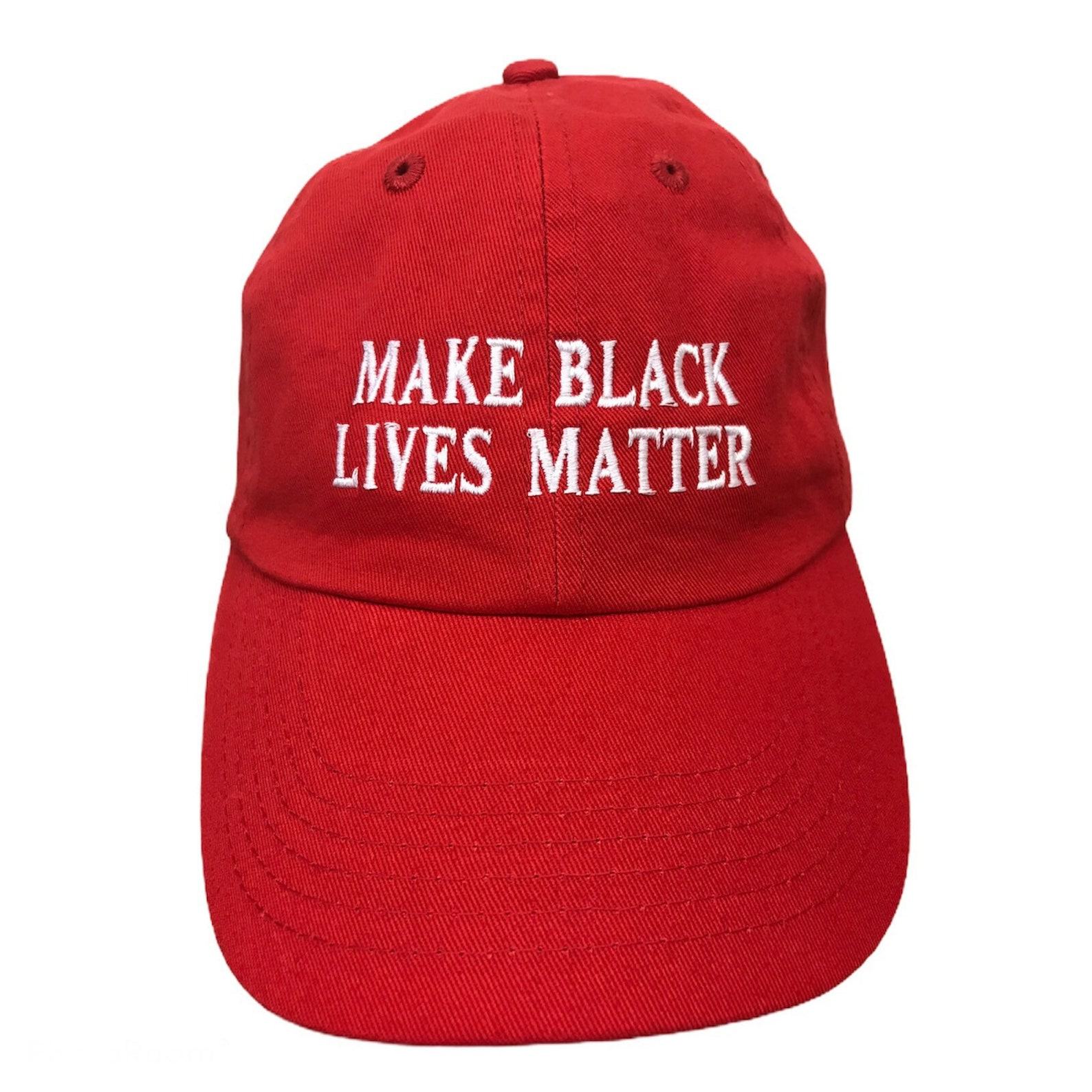 Stand in Solidarity Embroidered Black Lives Matter Dad Cap for Empowerment