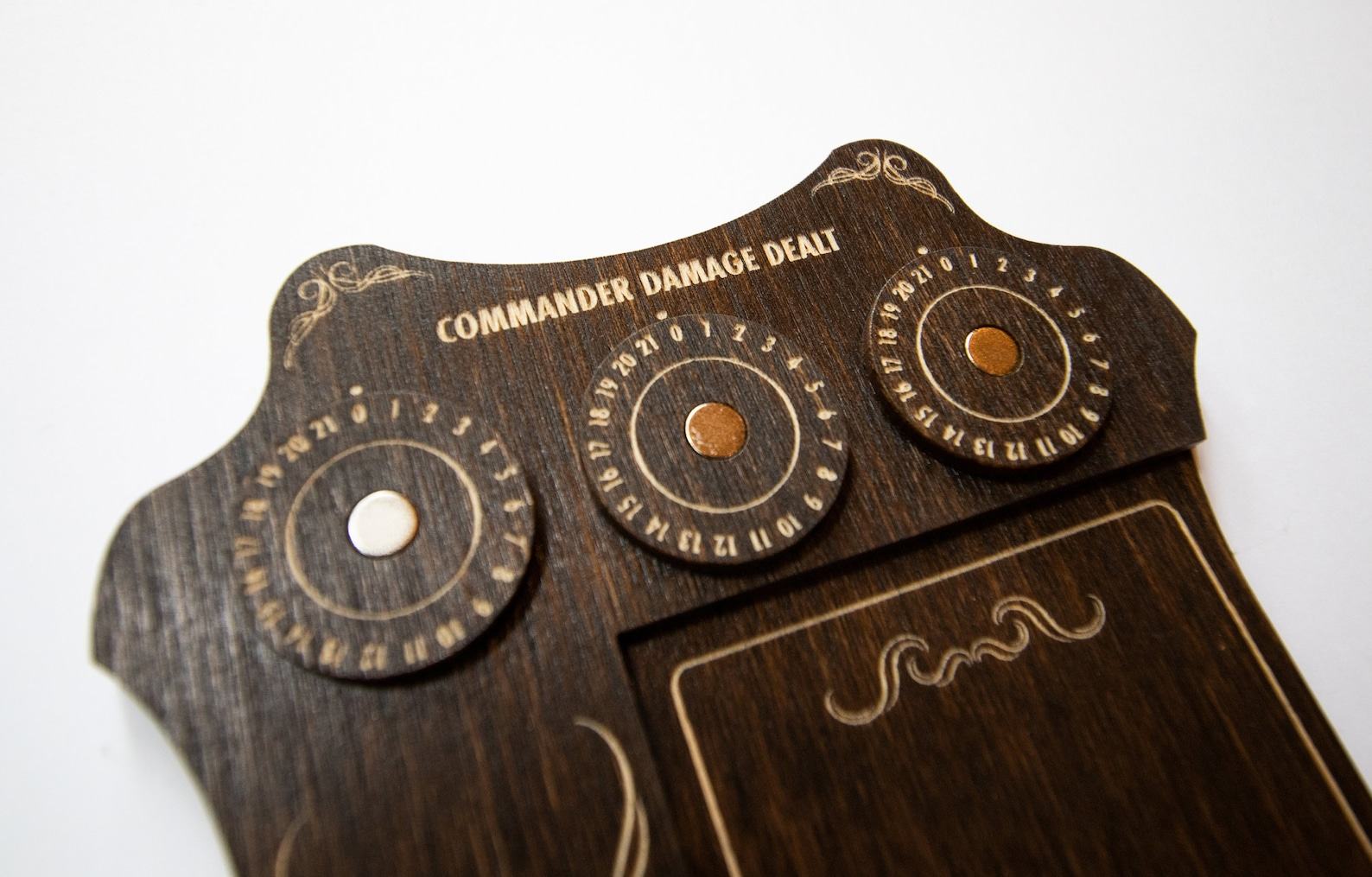 STRATA STRIKE Commander Command Zone Tray with Dial Counters for MTG Magic The Gathering – Kona Color - Image 6