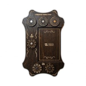 STRATA STRIKE Commander Command Zone Tray with Dial Counters for MTG Magic The Gathering – Kona Color