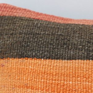 Striking Orange Kilim Pillow Covers Add a Touch of Turkish Charm to Your Home