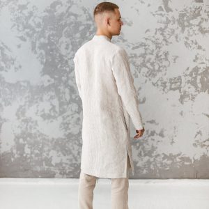 Striped Linen Kaftan Comfort and Style in One