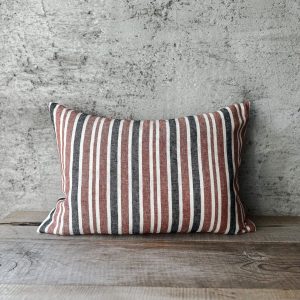 Striped Linen Pillowcase Farmhouse Charm for Your Cozy Retreat