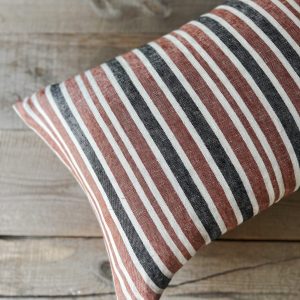 Striped Linen Pillowcase Farmhouse Charm for Your Cozy Retreat