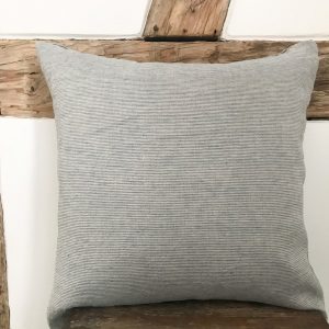 Striped Linen Pillowcase Soft, Natural Elegance for Your Home