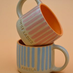 Stripey Signature Mug Personalize Your Moments with a Vibrant Splash of Color