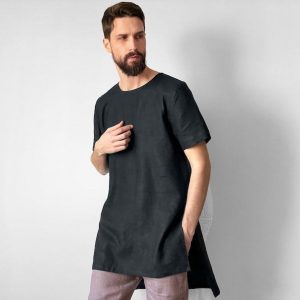 Stylish and Comfortable Maxi Men’s Linen Tunic for a Interesting  Item