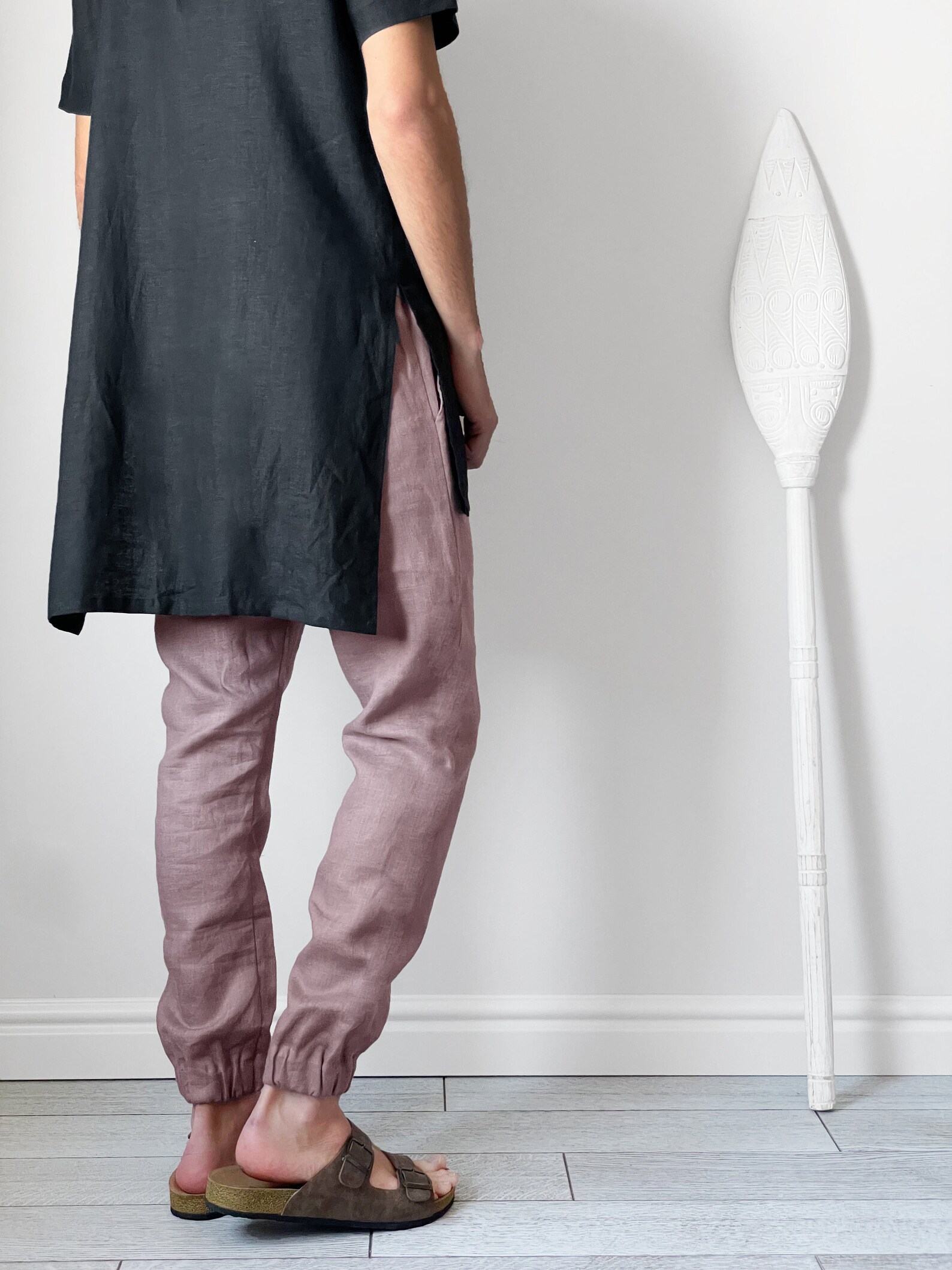 Stylish and Comfortable Maxi Men’s Linen Tunic for a Interesting Item - Image 5