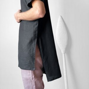 Stylish and Comfortable Maxi Men’s Linen Tunic for a Interesting  Item