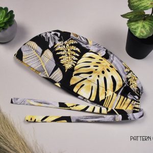 Stylish Scrub Caps for Men Elevate Your Surgical Style with Leaf-Inspired Designs