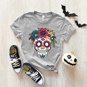 Sugar Skull Flower Crown Celebrate Day of the Dead with Style