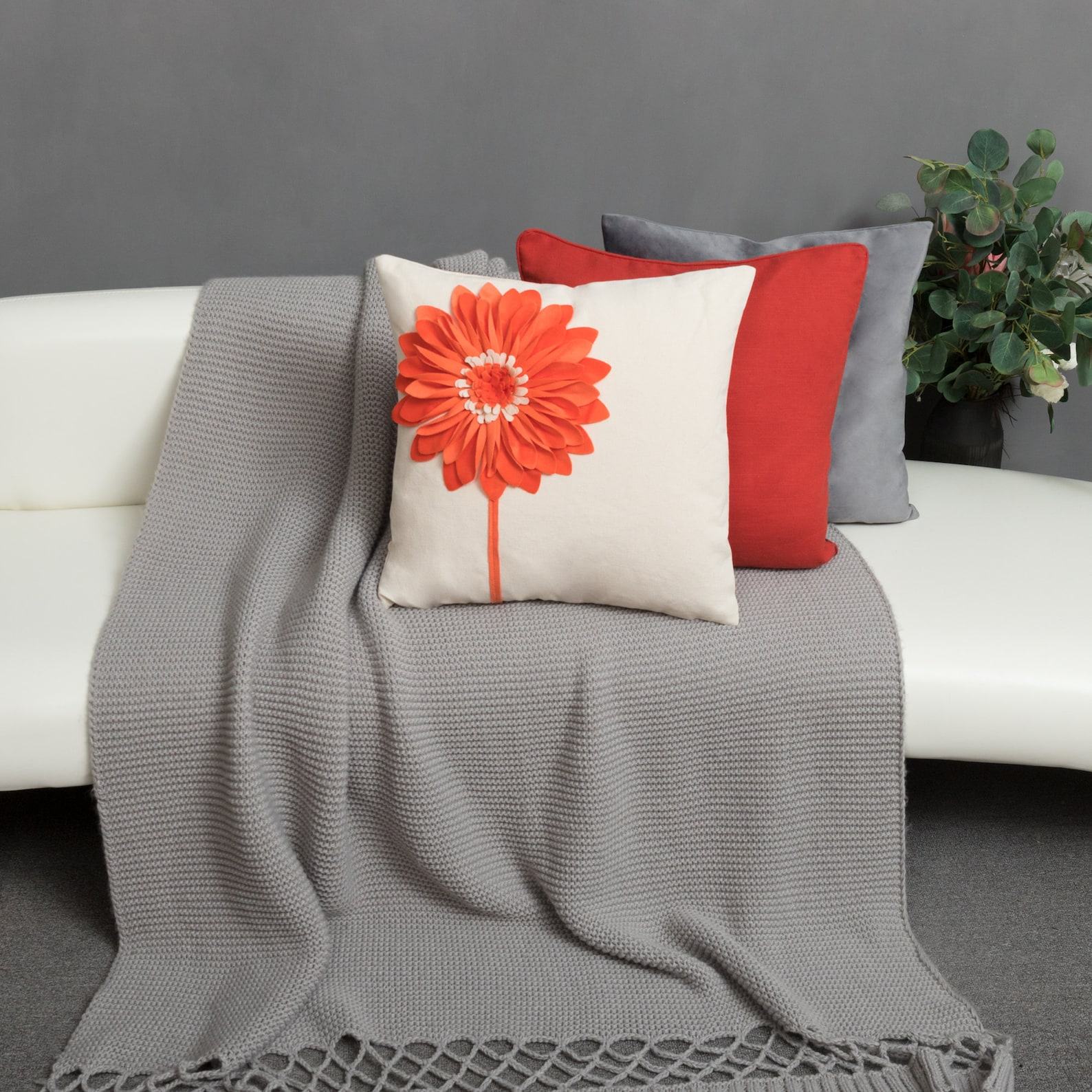Sunflower Throw Pillow Cover Brighten Your Home with Floral Charm