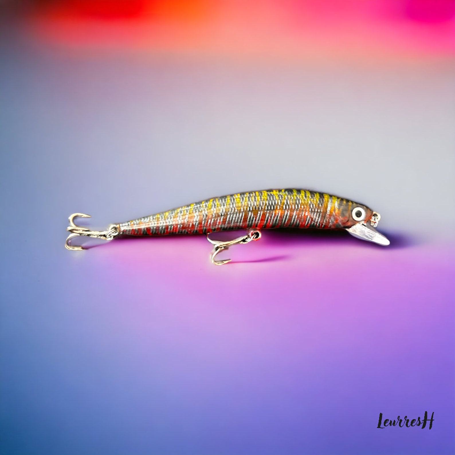 Sunset Silver Streak Premium Handmade Jerkbait for Angling Enthusiasts