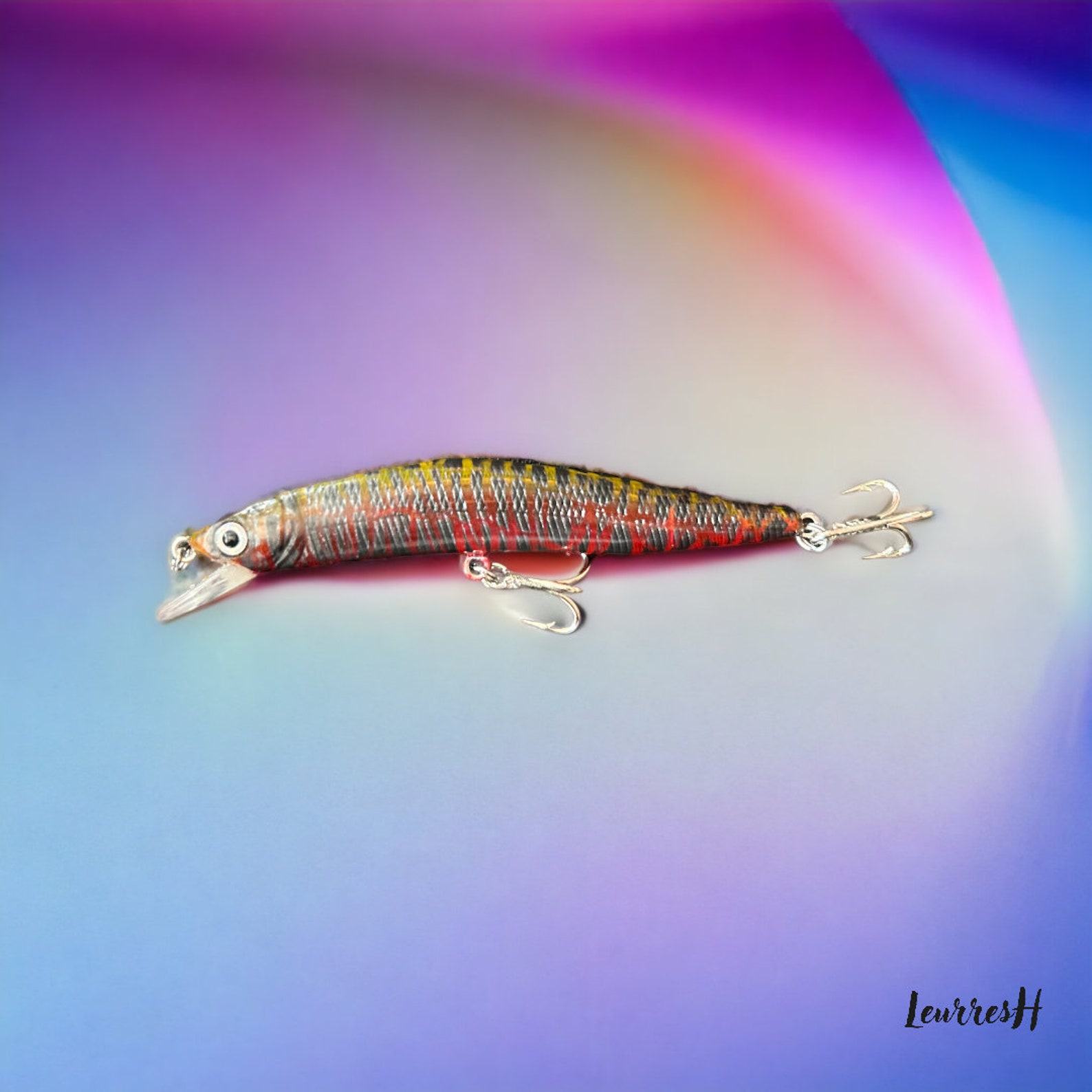 Sunset Silver Streak Premium Handmade Jerkbait for Angling Enthusiasts