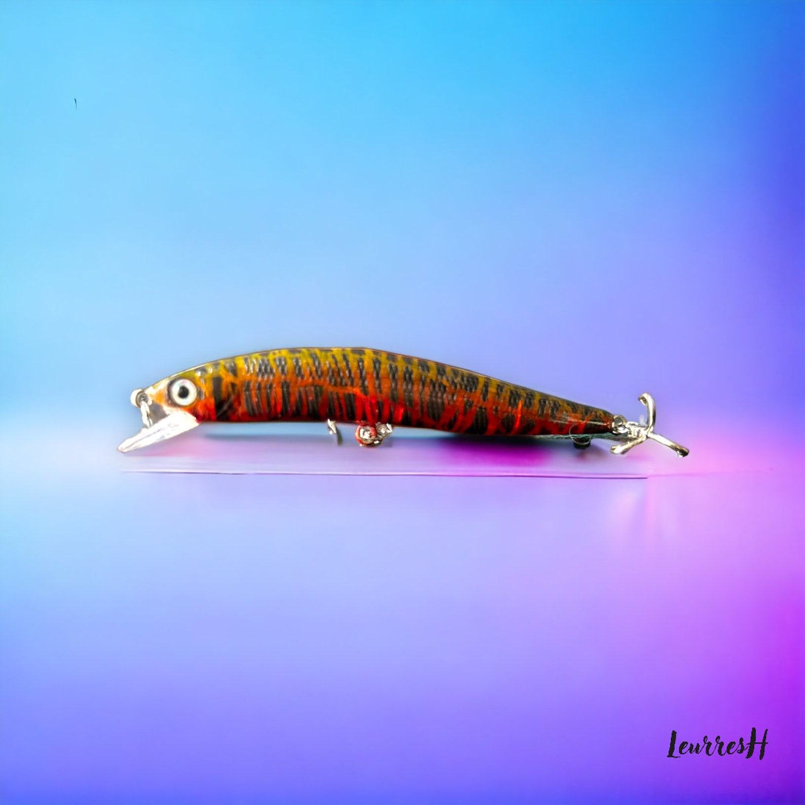 Sunset Silver Streak Premium Handmade Jerkbait for Angling Enthusiasts