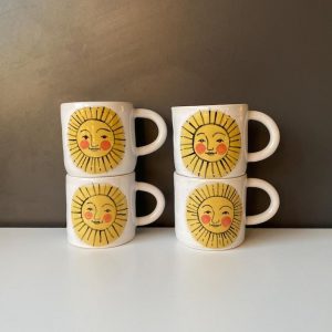 Sunshine in a Mug Illuminate Your Mornings with Handmade Ceramic Cheer