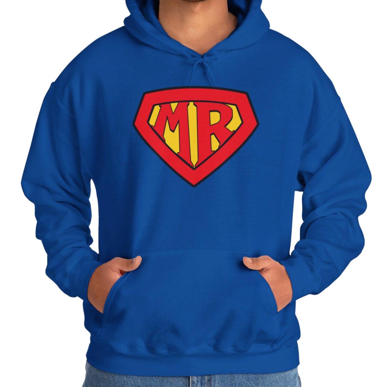 Superhero Mr. and Mrs. Hoodies Matching Couple’s Hoodies for Festive Hero Items