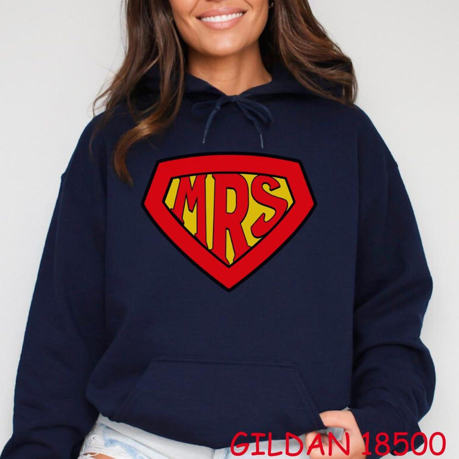 Superhero Mr. and Mrs. Hoodies Matching Couple’s Hoodies for Festive Hero Items