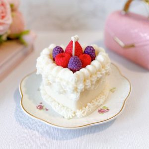 Sweeten Your Senses Berries Cake Candle, a Delightful Treat for the Soul