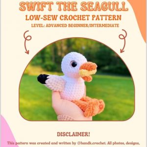 Swift the Seagull Crochet Your Own Coastal Companion
