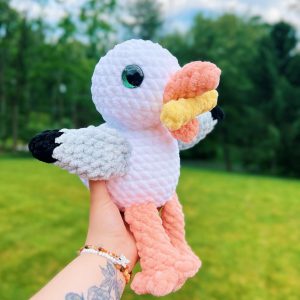 Swift the Seagull Crochet Your Own Coastal Companion