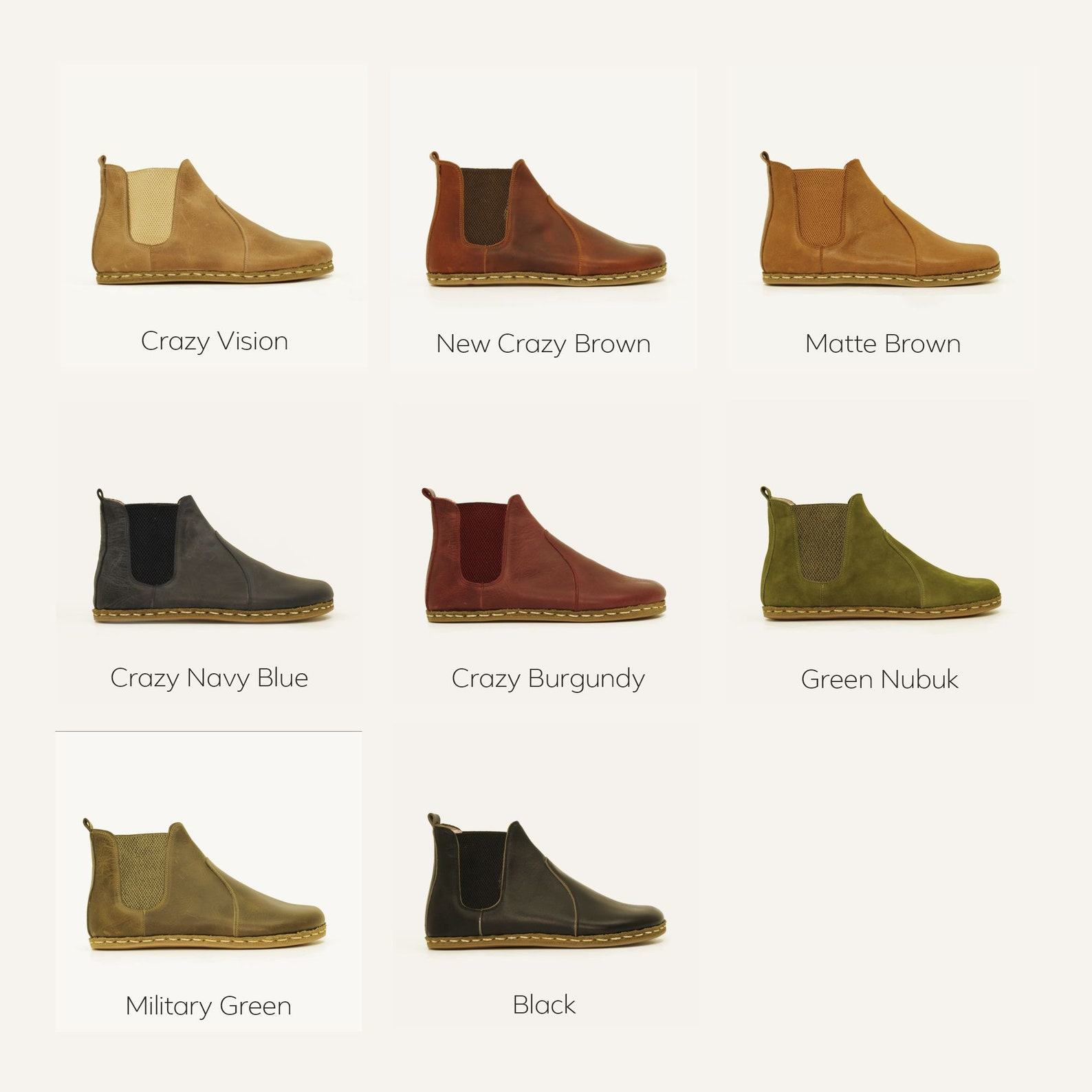 Tan Barefoot Chelsea Boots for Women – Wide Toe Box Comfort | Crazy Vision