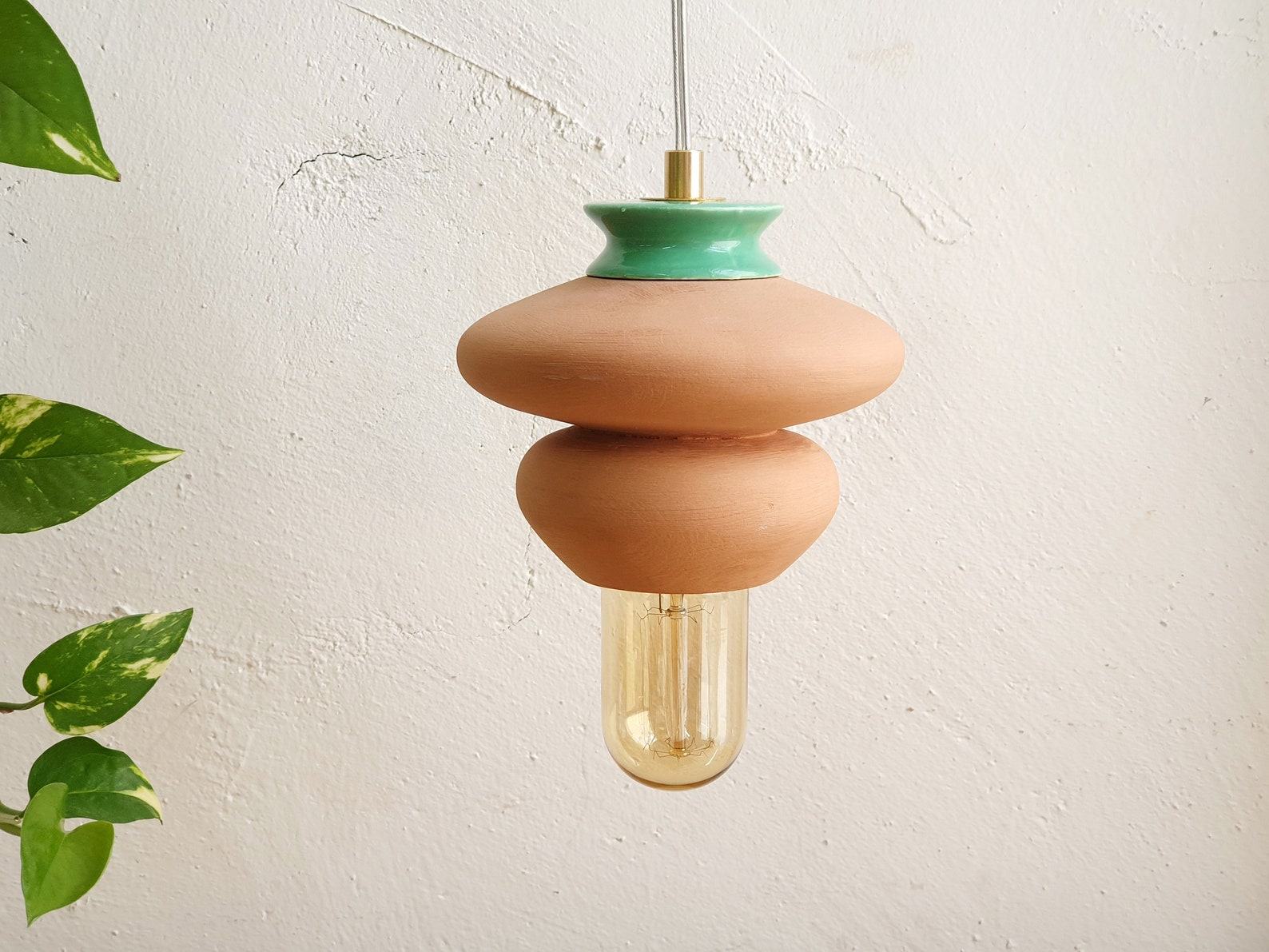 Terracotta Pendant Lamp Earthy Elegance to Illuminate Your Abode - Image 2