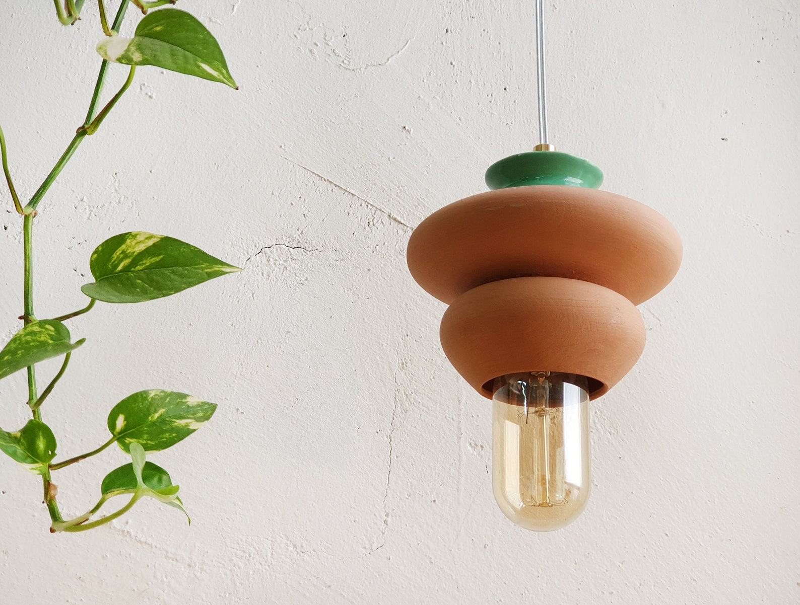 Terracotta Pendant Lamp Earthy Elegance to Illuminate Your Abode - Image 4