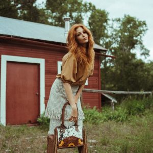 The Avery Sunflower Purse Concealed Carry Haute Southern Hyde by Beth Marie Exclusive Cowhide