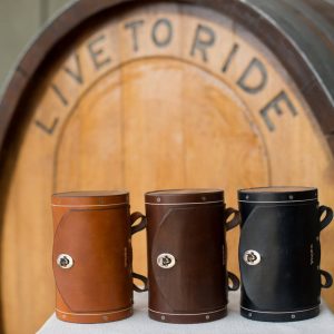 The Barrel Bag Premium Leather Bicycle Handlebar Bag for Adventure and Style