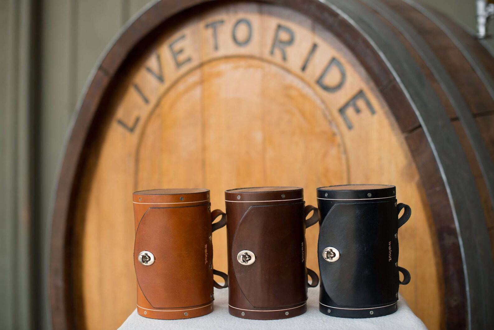 The Barrel Bag Premium Leather Bicycle Handlebar Bag for Adventure and Style - Image 5