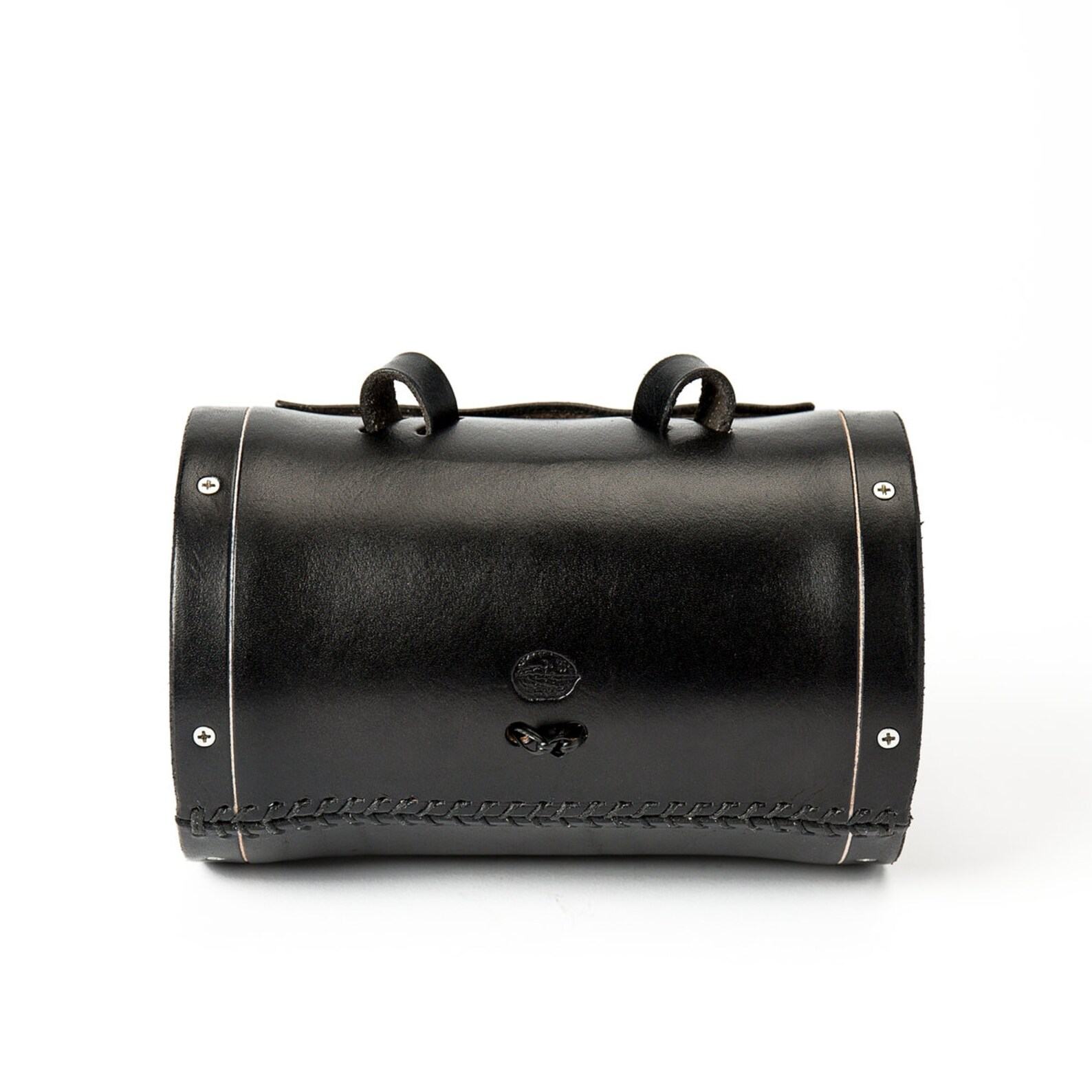 The Barrel Bag Premium Leather Bicycle Handlebar Bag for Adventure and Style