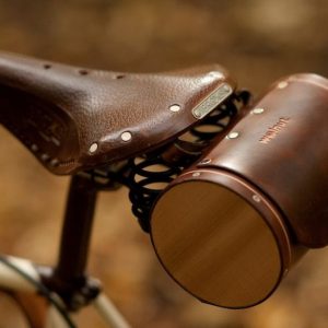 The Barrel Bag Premium Leather Bicycle Saddlebag for Unforgettable Rides