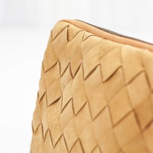 The Chloe Handcrafted Leather Wallet Clutch with Zippered Phone Case