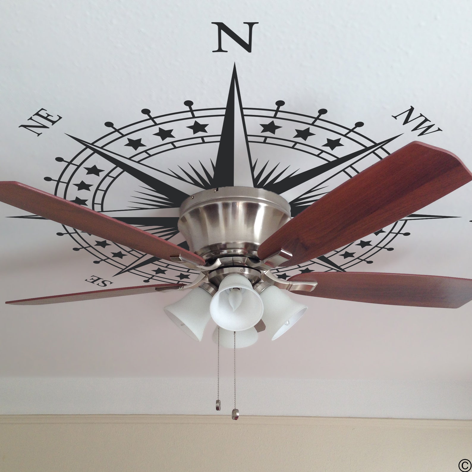 The Patriot Compass Wall Decal Embark on a Nautical Adventure for Your Home