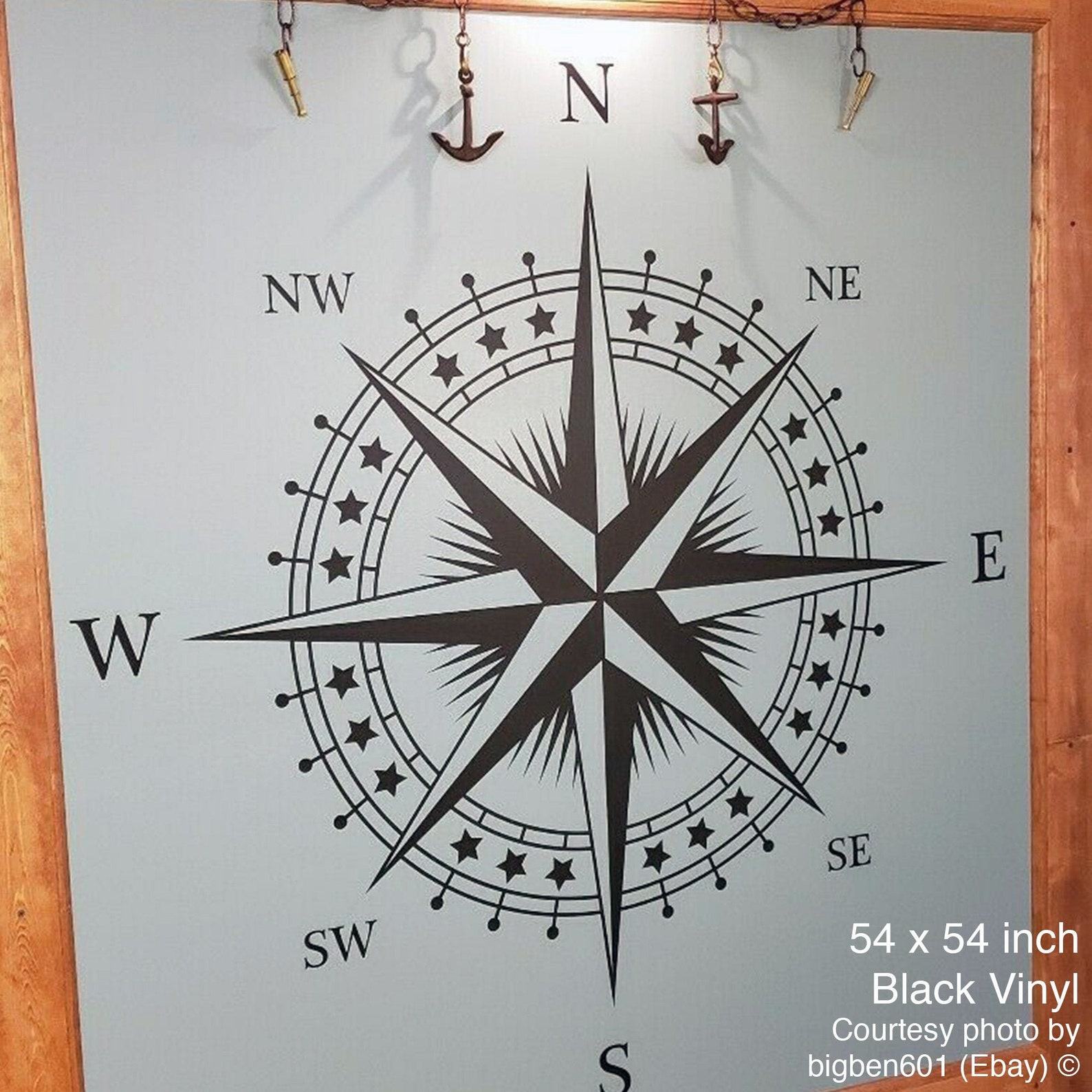 The Patriot Compass Wall Decal Embark on a Nautical Adventure for Your Home