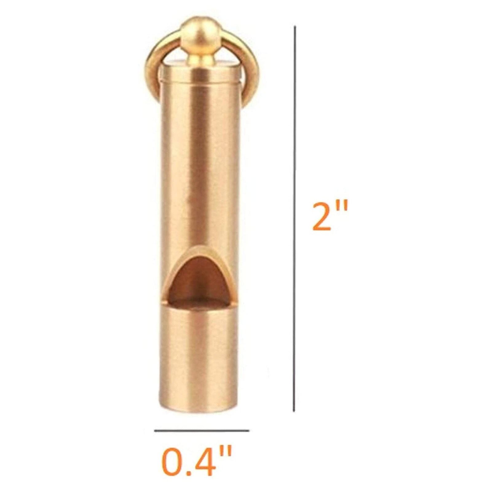 The Ultimate Survival Whistle Earsplitting Brass, Unwavering Reliability, Lifetime Guarantee