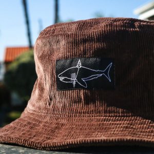 The Weekend Getaway Dark Brown Corduroy Bucket Hat