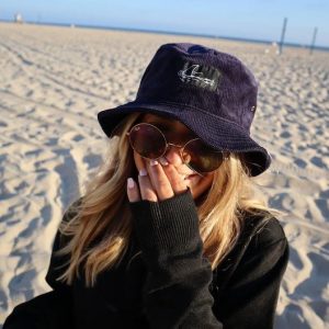 The Weekend Getaway Navy Corduroy Bucket Hat