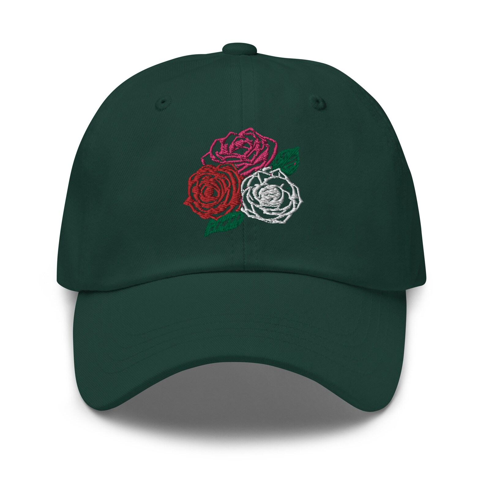 Three Roses Embroidered Dad Hat Bloom in Style with Our Adjustable Floral Cap