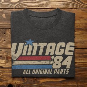 Timeless 40th Birthday Tribute Vintage 1984 T-Shirt, A Nostalgic Throwback